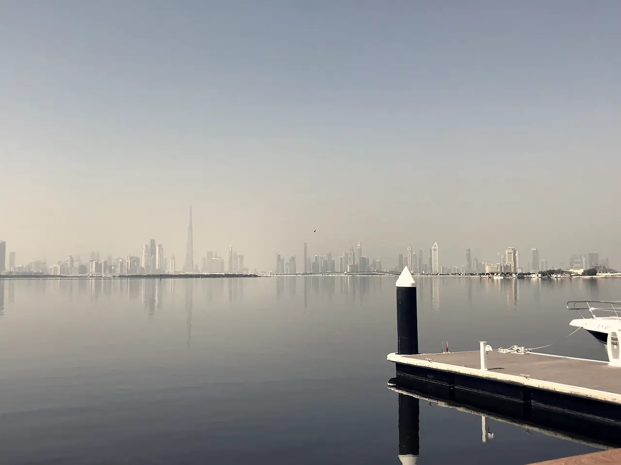 Downtown skyline across the water