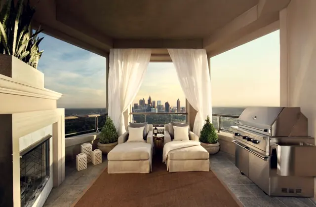 Private sky terraces