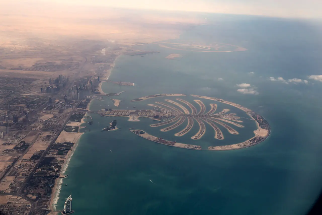Palm Jumeirah from the air